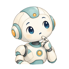 疑問を言う読者役のロボット